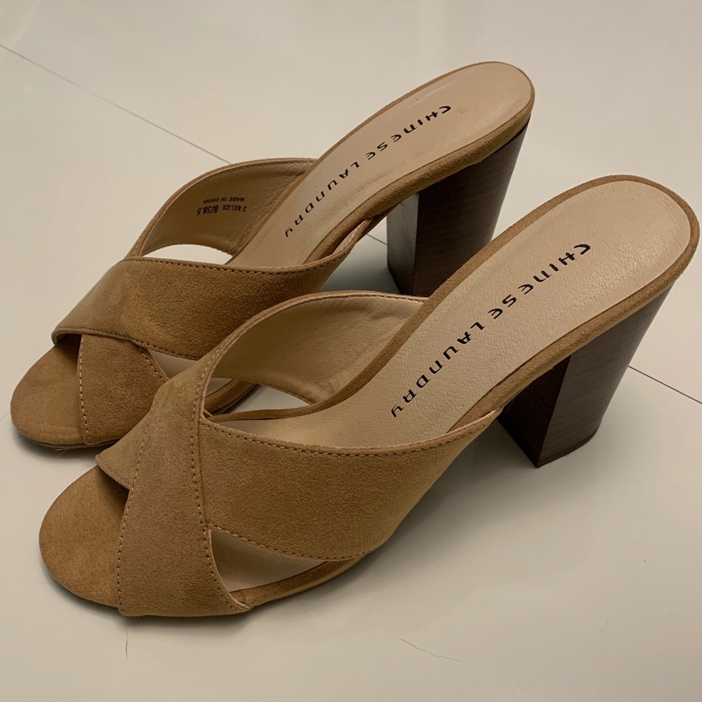 Chinese Laundry Camel z-Belize block sandal